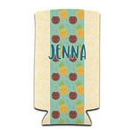Pineapples and Coconuts Can Cooler (tall 12 oz) (Personalized)