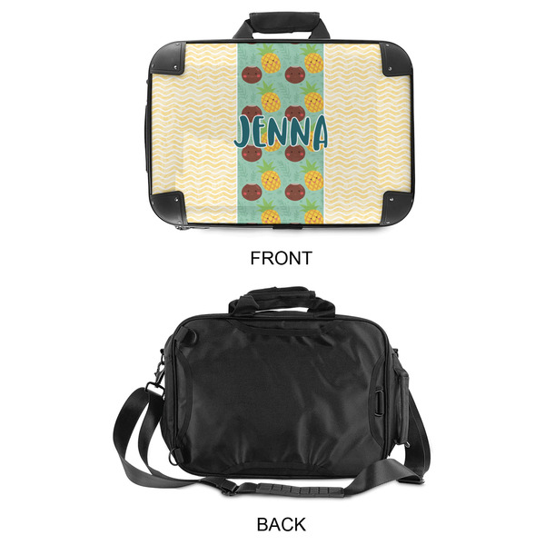 Pineapples and Coconuts 15" Hard Shell Briefcase - APPROVAL