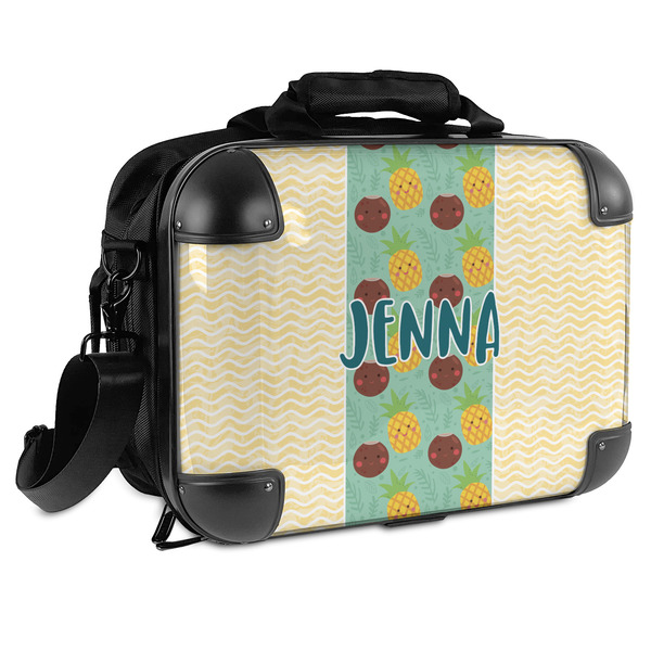 Custom Pineapples and Coconuts Hard Shell Briefcase (Personalized)