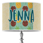 Pineapples and Coconuts 16" Drum Lamp Shade - Poly-film (Personalized)
