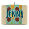 Pineapples and Coconuts 16" Drum Pendant Lamp - Fabric (Personalized)