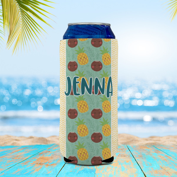 Pineapples and Coconuts 16oz Can Sleeve - LIFESTYLE
