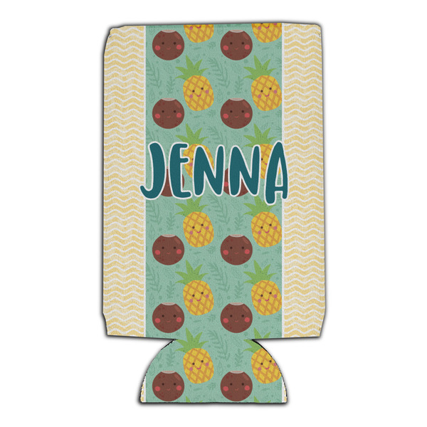 Pineapples and Coconuts 16oz Can Sleeve - Set of 4 - FRONT