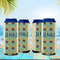 Pineapples and Coconuts 16oz Can Sleeve - Set of 4 - LIFESTYLE