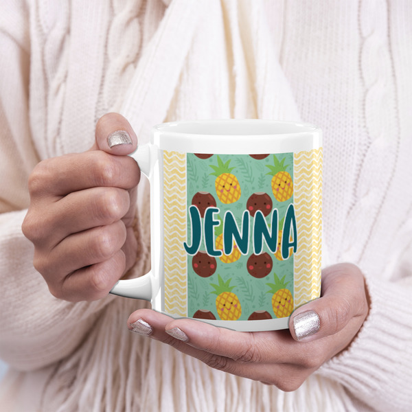 Pineapples and Coconuts 20oz Coffee Mug - LIFESTYLE