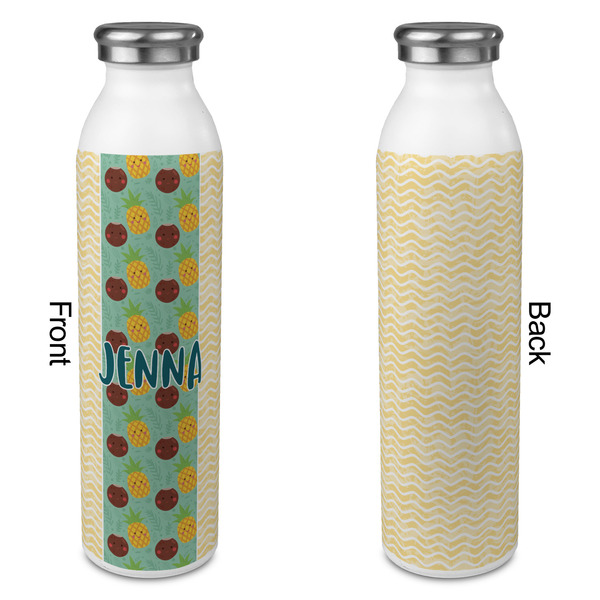Pineapples and Coconuts 20oz Water Bottles - Full Print - Approval