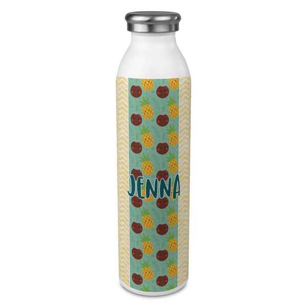 Custom Pineapples and Coconuts 20oz Stainless Steel Water Bottle - Full Print (Personalized)