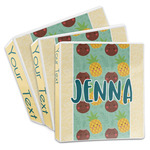 Pineapples and Coconuts 3-Ring Binder (Personalized)