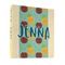 Pineapples and Coconuts 3 Ring Binder - Full Wrap - 1" (Personalized)