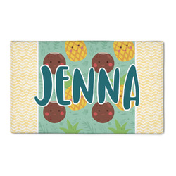 Pineapples and Coconuts 3' x 5' Indoor Area Rug (Personalized)