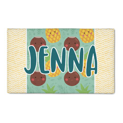 Pineapples and Coconuts 3' x 5' Patio Rug (Personalized)