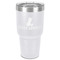 Pineapples and Coconuts 30 oz Stainless Steel Ringneck Tumbler - White - Front