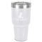Pineapples and Coconuts 30 oz Stainless Steel Tumbler - White - Single-Sided (Personalized)