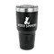 Pineapples and Coconuts 30 oz Stainless Steel Ringneck Tumblers - Black - FRONT