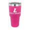 Pineapples and Coconuts 30 oz Stainless Steel Ringneck Tumblers - Pink - FRONT