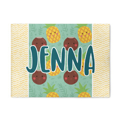 Pineapples and Coconuts Area Rug (Personalized)