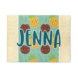 Pineapples and Coconuts 5' x 7' Patio Rug (Personalized)