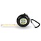 Pineapples and Coconuts 6-Ft Pocket Tape Measure with Carabiner Hook - Front
