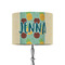 Pineapples and Coconuts 8" Drum Lampshade - ON STAND (Fabric)