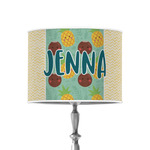 Pineapples and Coconuts 8" Drum Lamp Shade - Poly-film (Personalized)