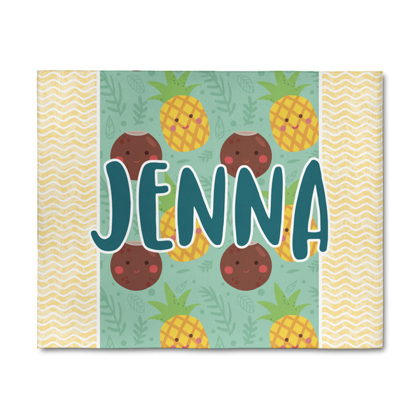 Custom Pineapples and Coconuts 8' x 10' Indoor Area Rug (Personalized)