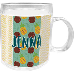 Pineapples and Coconuts Acrylic Kids Mug (Personalized)