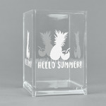 Pineapples and Coconuts Acrylic Pen Holder (Personalized)