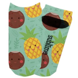 Pineapples and Coconuts Adult Ankle Socks