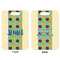 Pineapples and Coconuts Aluminum Luggage Tag (Front + Back)