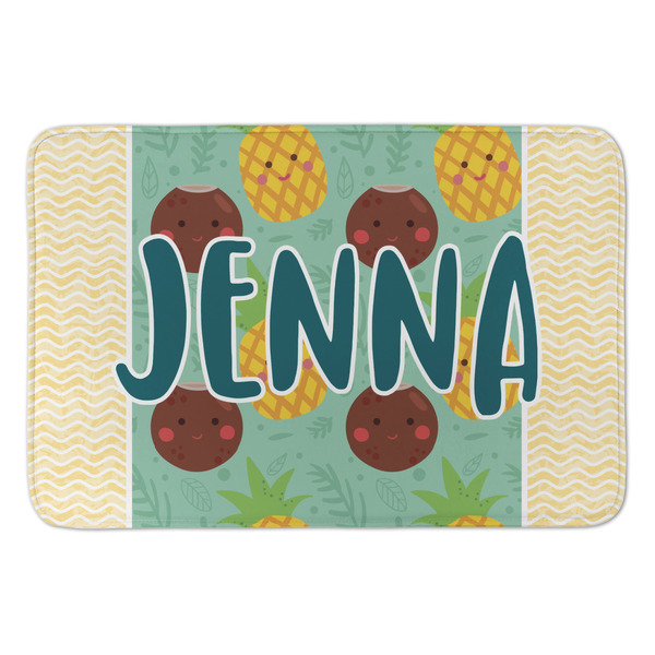 Custom Pineapples and Coconuts Anti-Fatigue Kitchen Mat (Personalized)