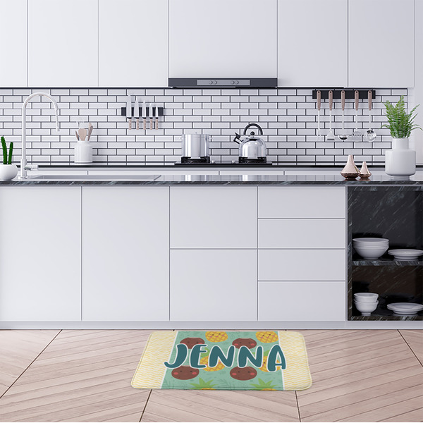Pineapples and Coconuts Anti-Fatigue Kitchen Mats - LIFESTYLE