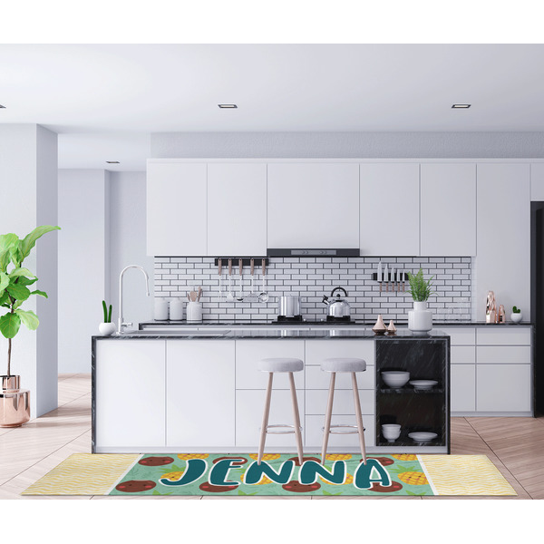 Pineapples and Coconuts Area Rug Sizes