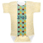 Pineapples and Coconuts Baby Bodysuit 12-18 (Personalized)