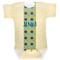 Pineapples and Coconuts Baby Bodysuit 3-6 (Personalized)