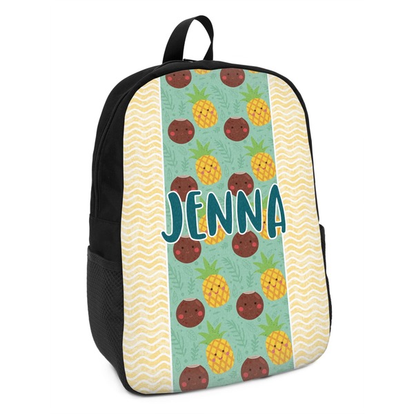Custom Pineapples and Coconuts Kids Backpack (Personalized)