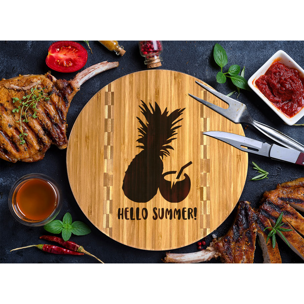Pineapples and Coconuts Bamboo Cutting Boards - LIFESTYLE