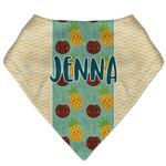 Pineapples and Coconuts Bandana Bib (Personalized)