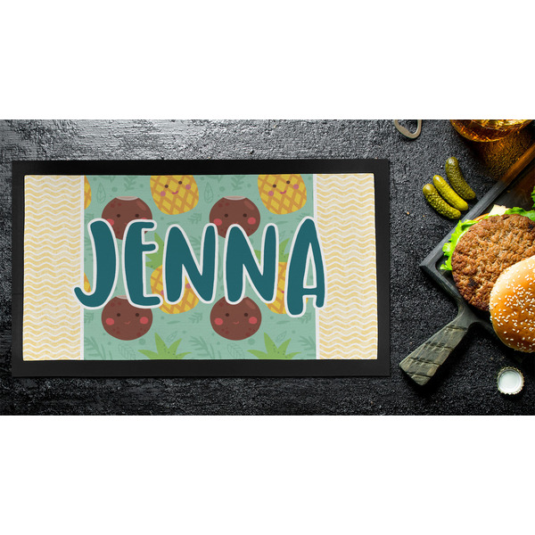 Pineapples and Coconuts Bar Mat - Small - LIFESTYLE