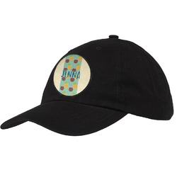 Pineapples and Coconuts Baseball Cap - Black (Personalized)