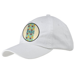 Pineapples and Coconuts Baseball Cap - White (Personalized)
