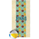 Pineapples and Coconuts Beach Towel (Personalized)
