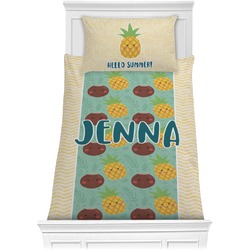Pineapples and Coconuts Comforter Set - Twin (Personalized)