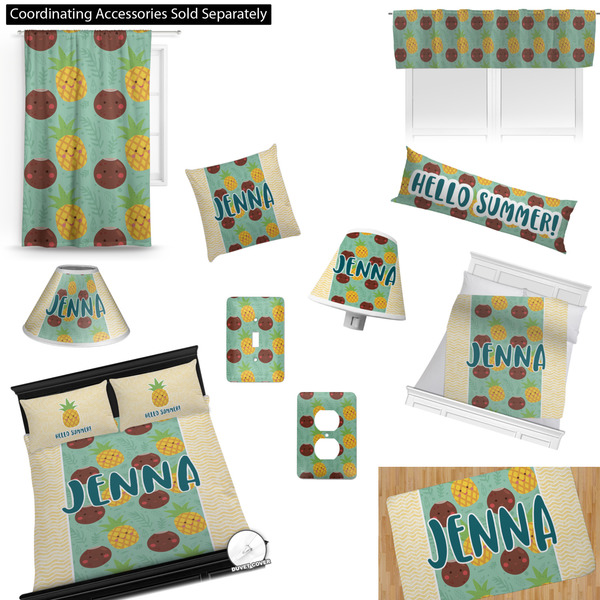 Pineapples and Coconuts Bedroom Decor & Accessories2