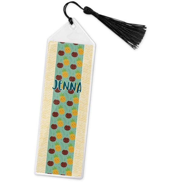 Custom Pineapples and Coconuts Book Mark w/Tassel (Personalized)