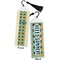 Pineapples and Coconuts Bookmark with tassel - Front and Back