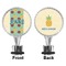 Pineapples and Coconuts Bottle Stopper - Front and Back