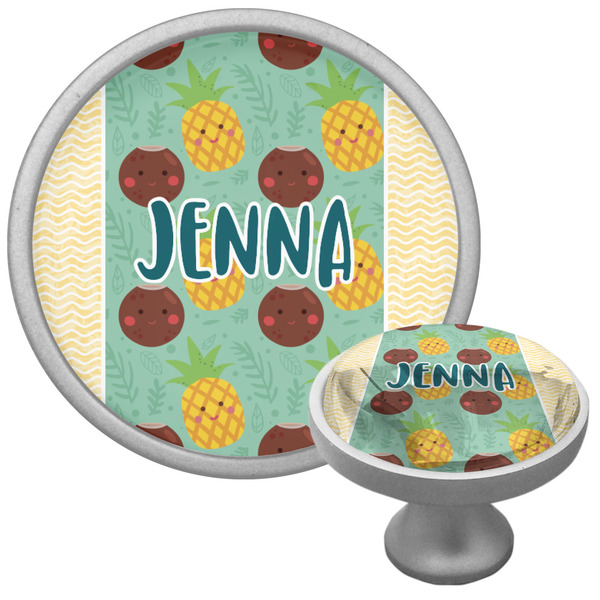 Custom Pineapples and Coconuts Cabinet Knob (Personalized)