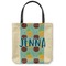 Pineapples and Coconuts Canvas Tote Bag - Medium - 16"x16" (Personalized)