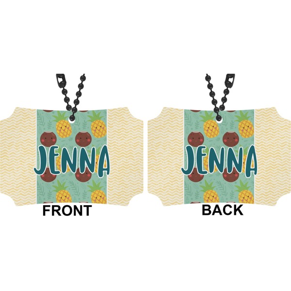 Pineapples and Coconuts Car Ornament - Berlin (Approval)