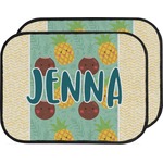Pineapples and Coconuts Car Floor Mats (Back Seat) (Personalized)